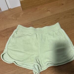Kith lime green terry cloth shorts size m